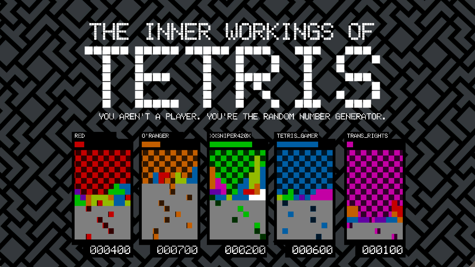 The Inner Workings of Tetris by  for GMTK Game Jam 2020 