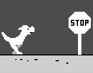 I made the Google Chrome 'Dino Run' game in Roblox 