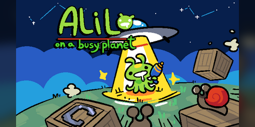 Cover image for ALILO on a busy planet