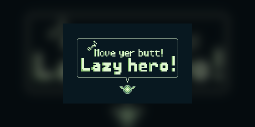 Cover image for HEY! Move yer Butt! Lazy Hero!