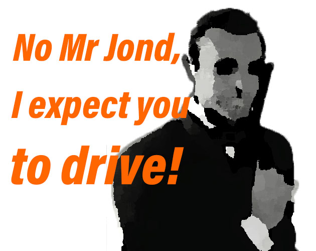 Cover image for No Mr. Jond, I expect you to drive