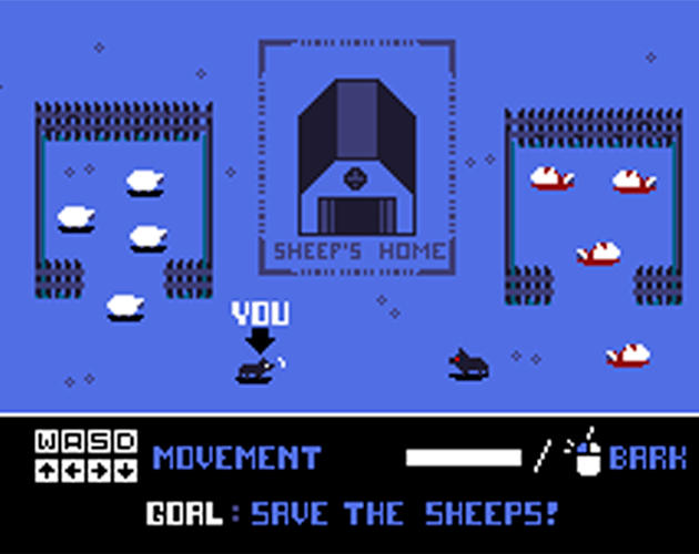 Flock of sheep out of control