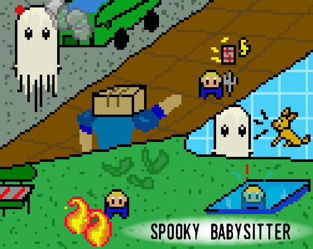Cover image for Spooky Babysitter