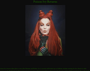 Poison Ivy Choose Your Own Adventure