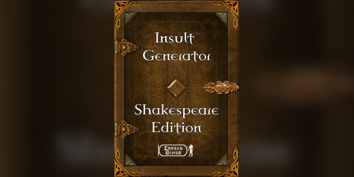 Cover image for Insult Generator - Shakespeare Edition