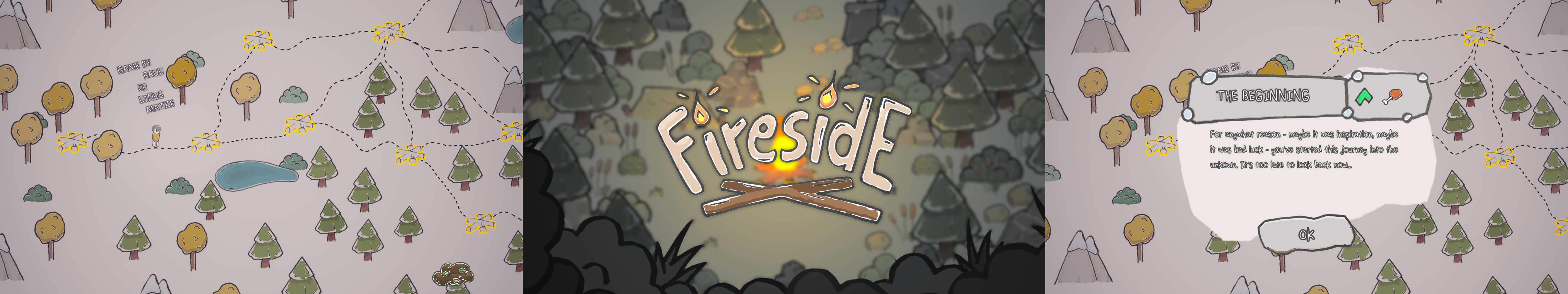 Screenshots of Fireside