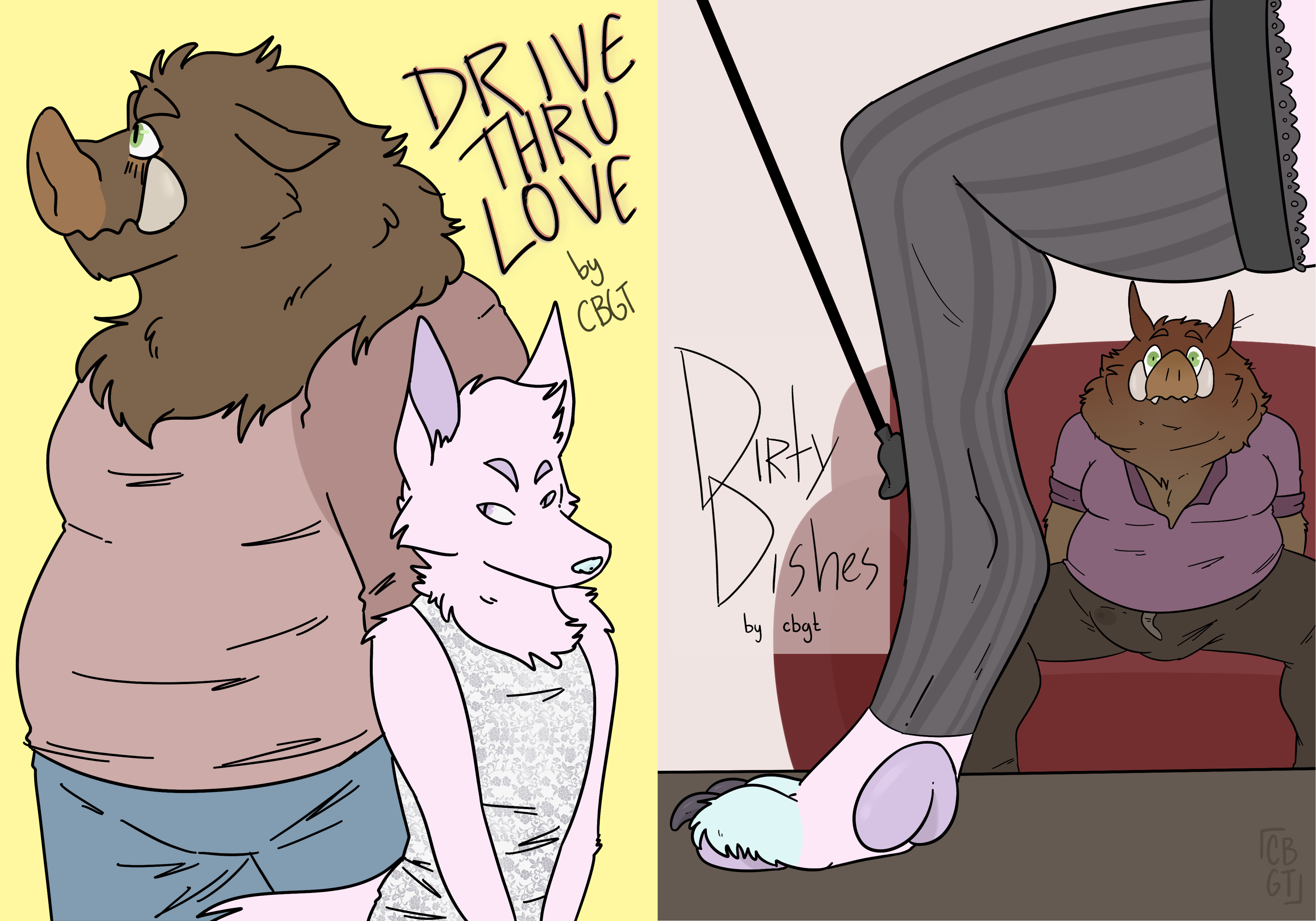 Cover image for Drive Thru Love + Dirty Dishes