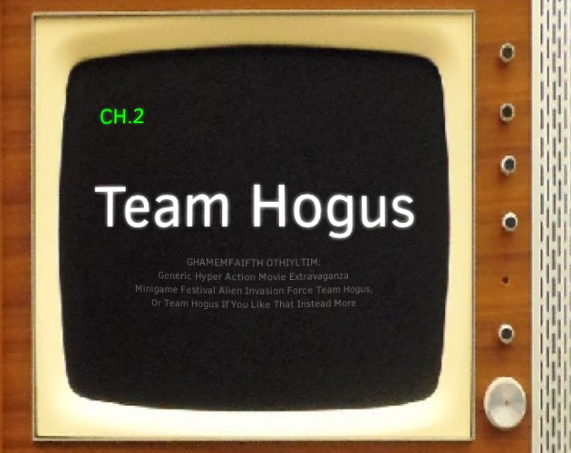 Cover image for Team Hogus: GHAMEMFAIFTH OTHIYLTIM