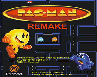Pacman Remake for Dreamcast