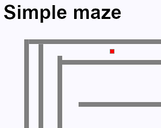 Simple maze