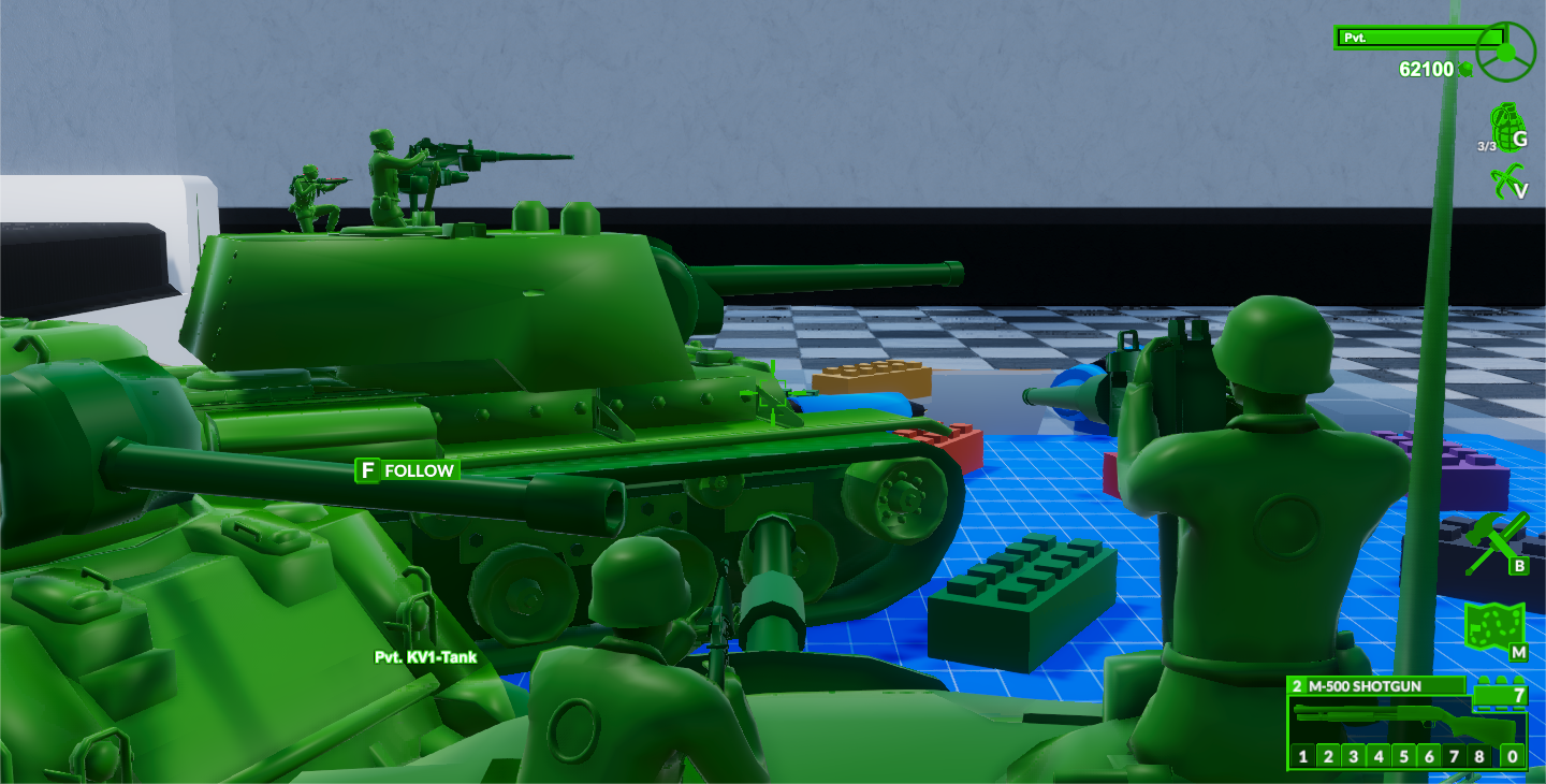 m48-Patton Tank Aim View