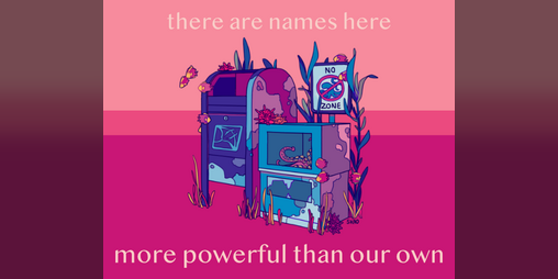 Cover image for there are names here more powerful than our own