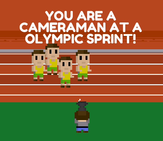 Cover image for You are a cameraman at a Olympic sprint!