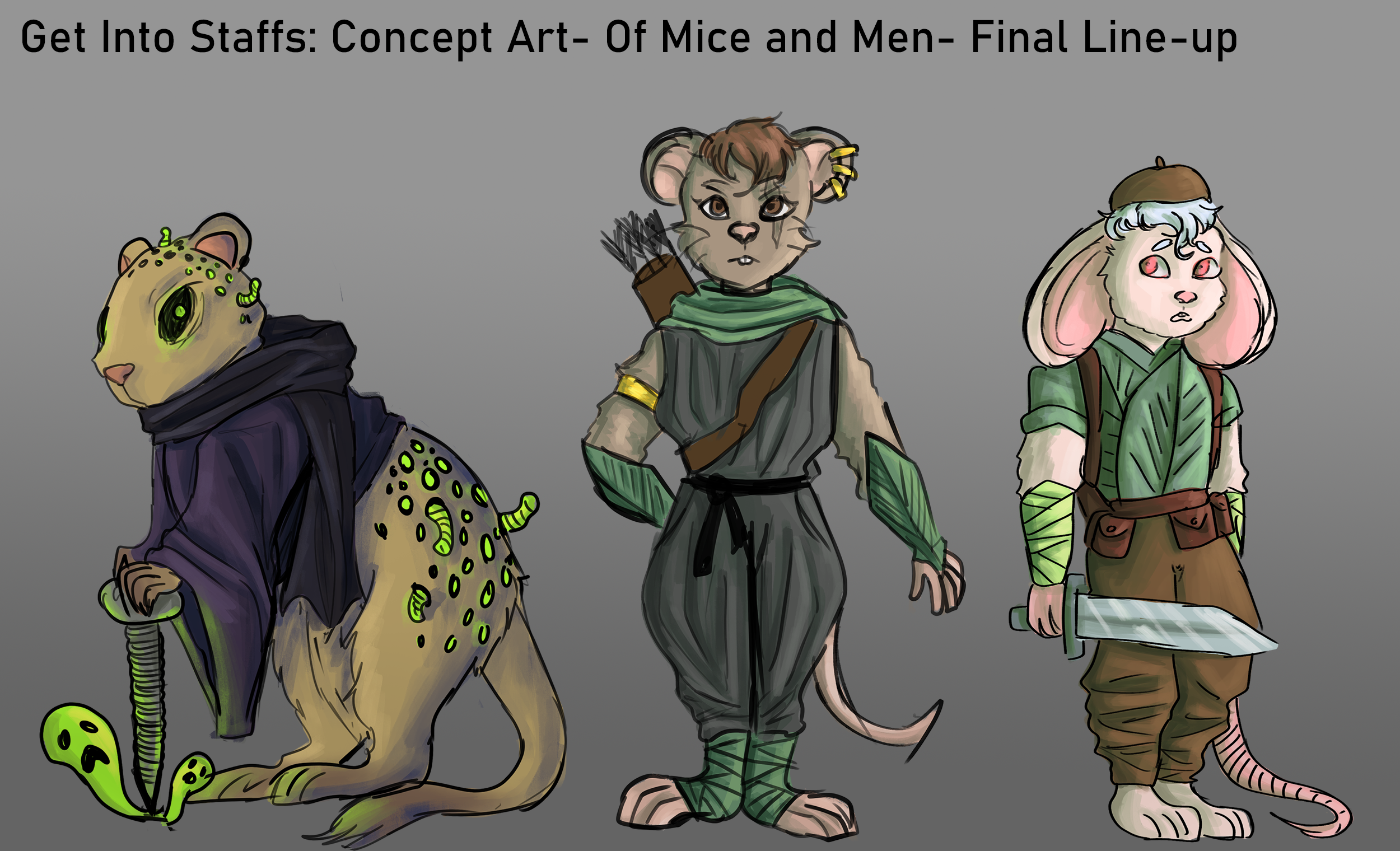 Get Into Staffs: Concept Art (Of Mice and Men)