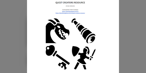 Cover image for Quest Creators Resource EPUB