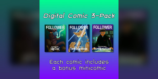 Cover image for Follower issues 1-3 Comic Book PDF Bundle Pack