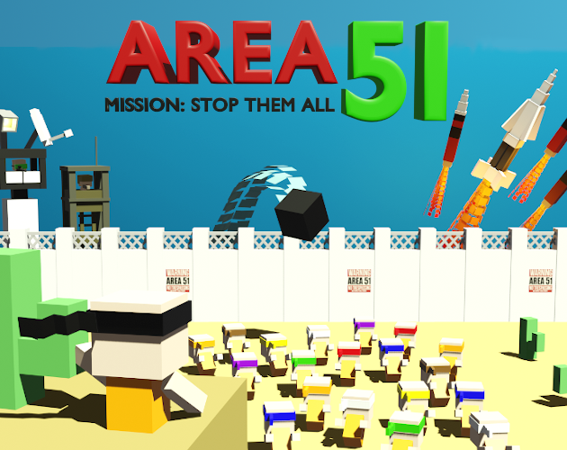 Cover image for Area 51. mission: stop them all
