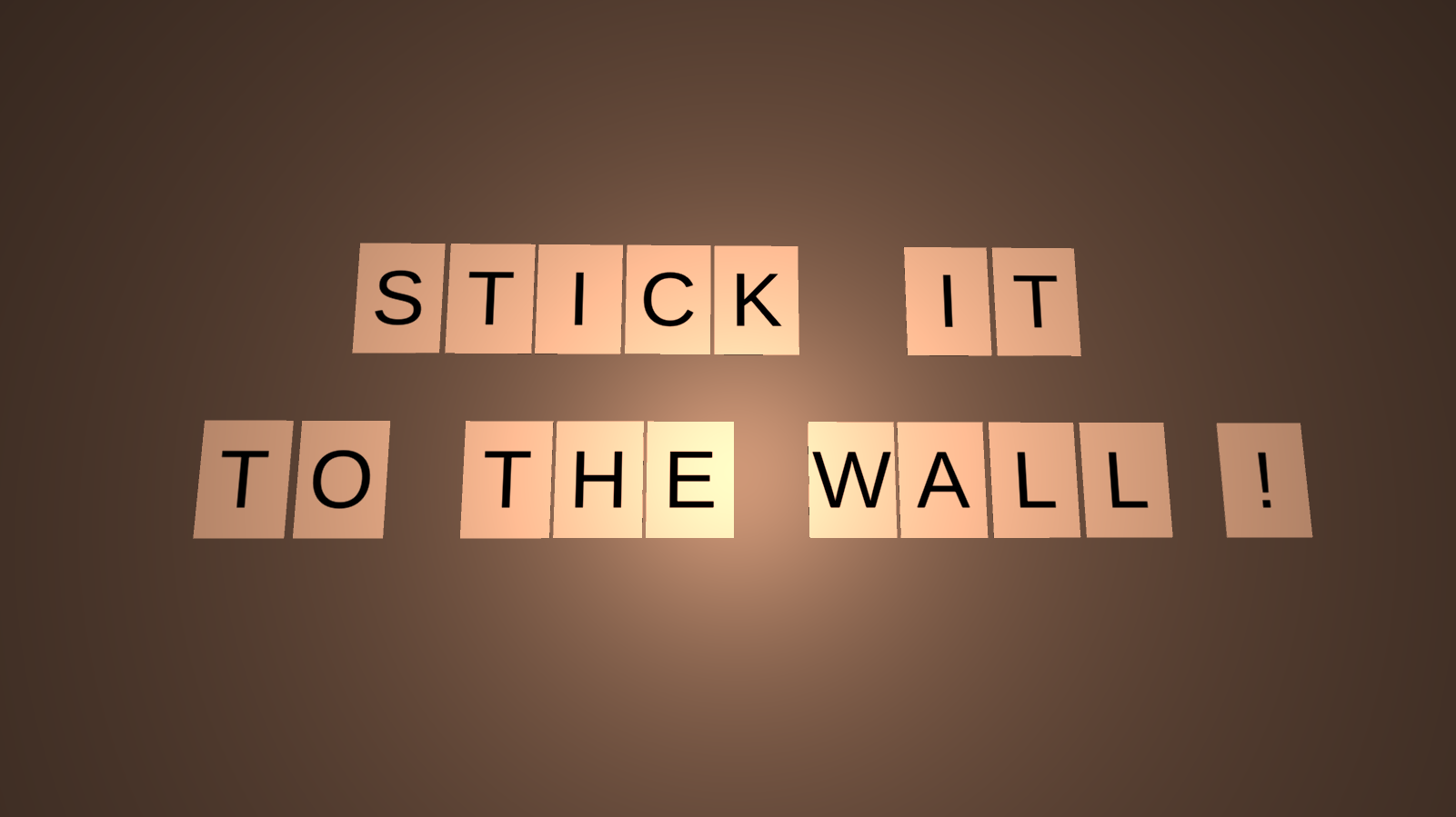 Cover image for Stick it to the wall