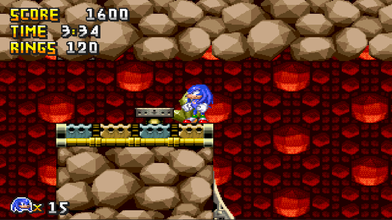 Sonic Mania Green Hill Zone Act 2 Revealed - VGU