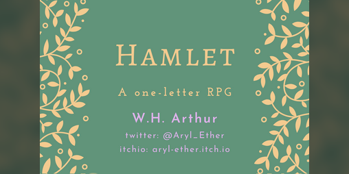 Cover image for Hamlet: A one-letter RPG