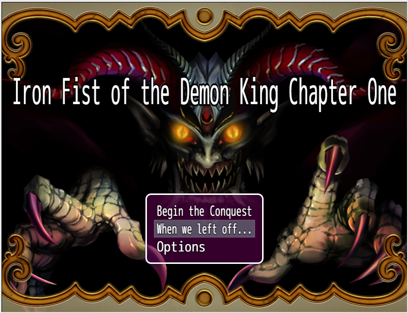 Cover image for Iron Fist of the Demon King Chapter One (Improved Demo)