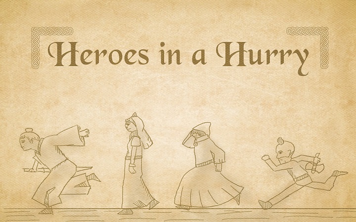 Cover image for Heroes in a Hurry