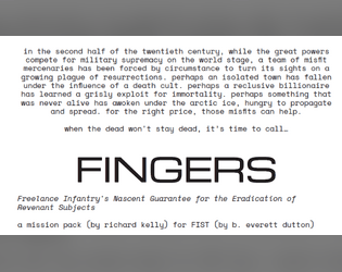 FINGERS (a mission pack for FIST)  