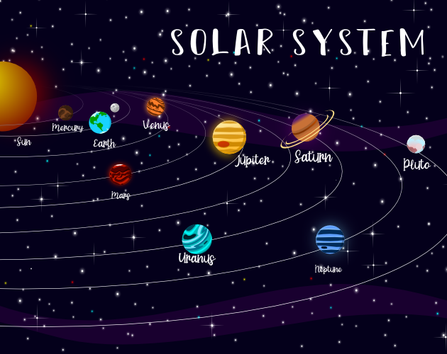 Solar system by Olga's Lab