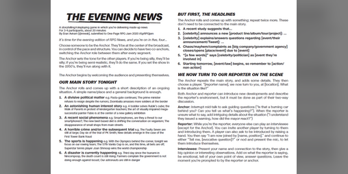 Cover image for The Evening News
