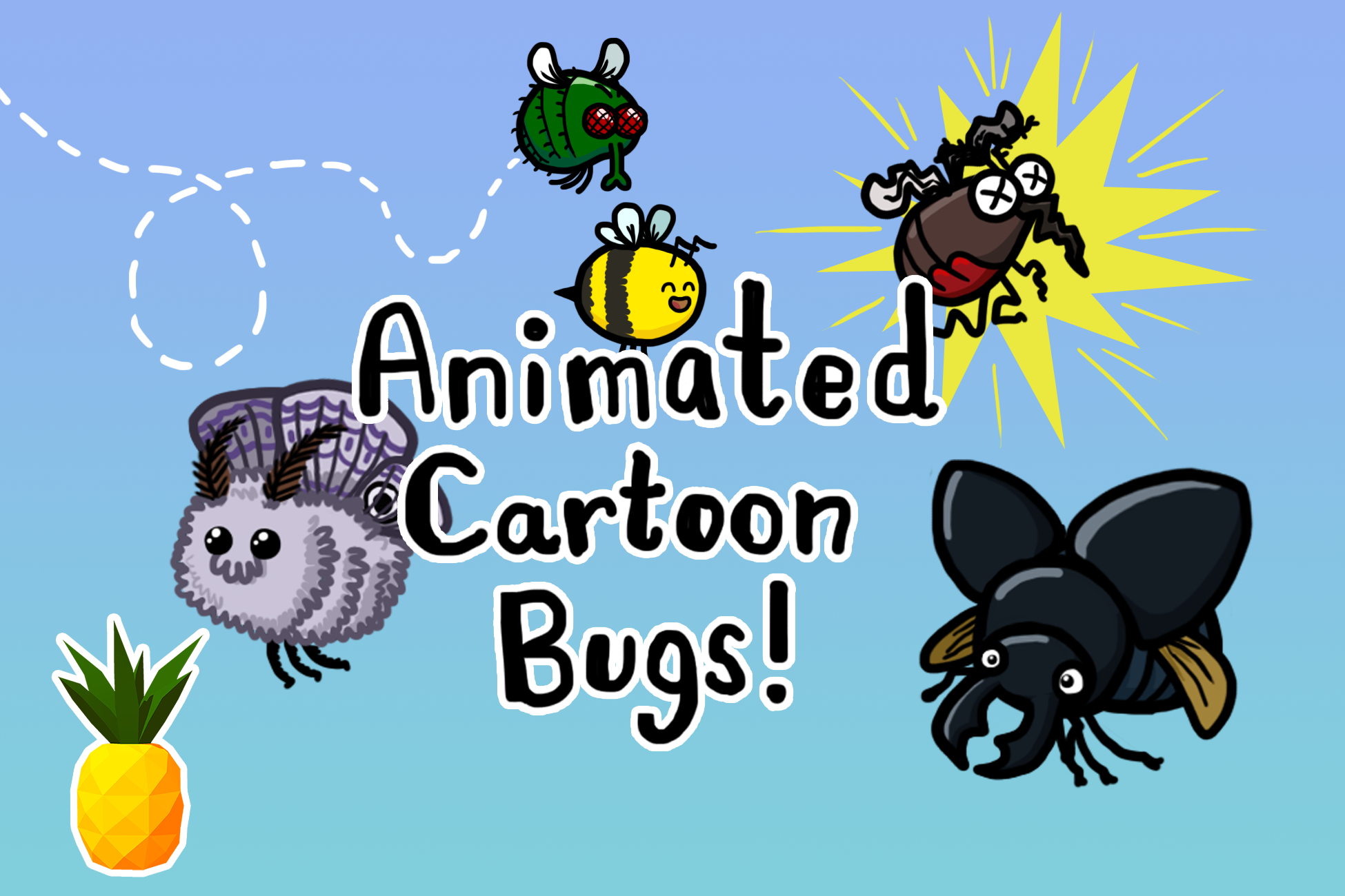 Animated Cartoon Bugs Vol. 1 by KetrinaDrawsALot