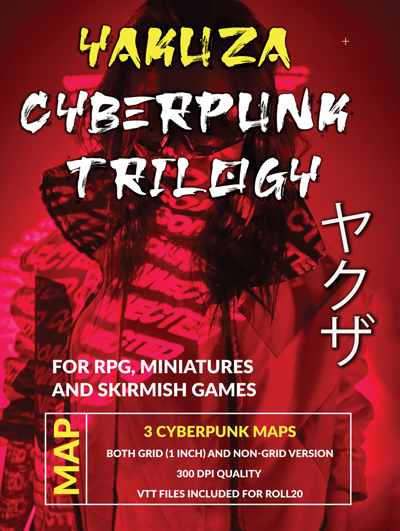 Cyberpunk Yakuza Map Trilogy