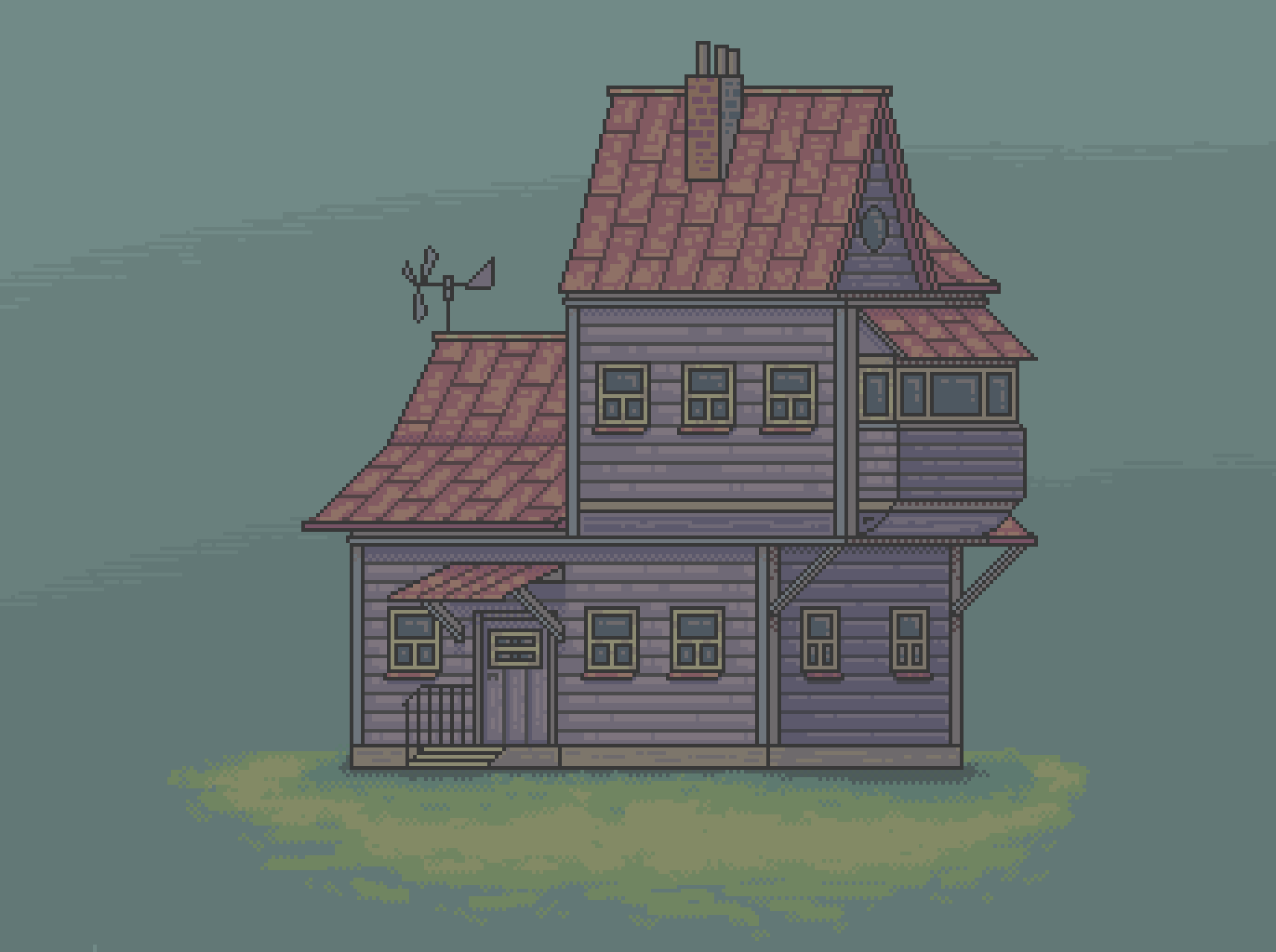 Pixel art house by iPixl