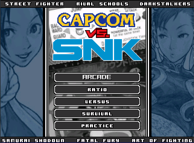 Capcom vs SNK Real Bout.