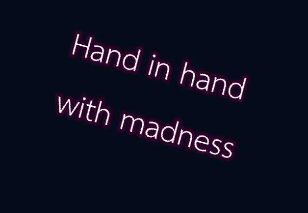 Cover image for Hand in hand with madness