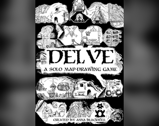 DELVE: A Solo Map Drawing Game   - A Game Of Digging Too Deep 