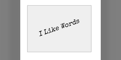 Cover image for I Like Words