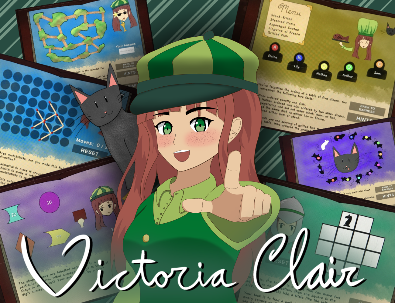 Cover image for Victoria Clair and the Mystery Express