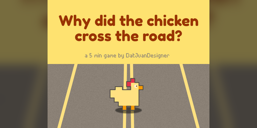 Interface inicial do jogo Chicken Cross the Road Fonte: Chicken