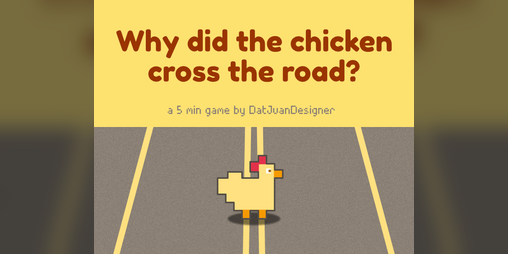 Interface inicial do jogo Chicken Cross the Road Fonte: Chicken Cross