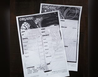 Organic RPG   - One-page Risk-taking Generic Aspect-defined Narrative Role-playing Game 