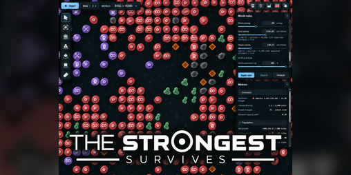 Cover image for The Strongest Survives - Evolution Sandbox