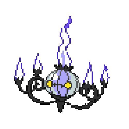 Chandelure idle by Willpower- Hagi