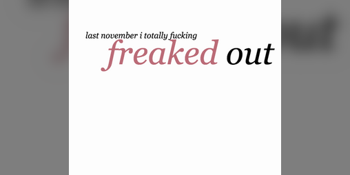 Cover image for last november