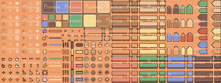 Introducing UI! Icons, Panels, Buttons & More ! - Pocket Kingdom: RPG ...