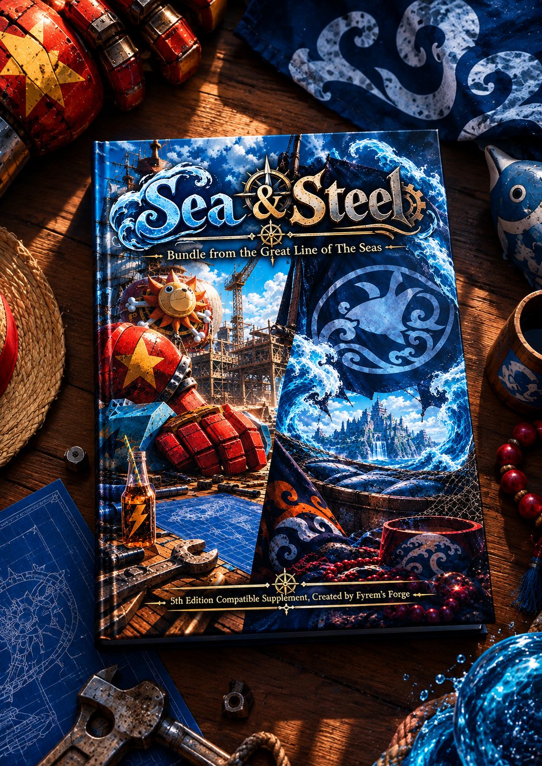 Cover image for Sea & Steel Bundle | Two Complete Playable Characters | D&D 5e Homebrew | Bilingual EN/ES PDF