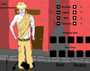 Roman Noire Character Sheet
