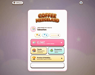 Coffee Mergeland game screenshot