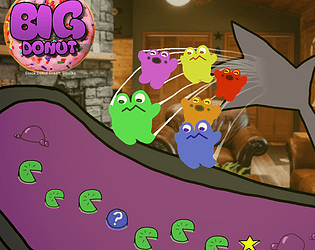 Purrnet Jackbox Gamejam - Big Donut game screenshot