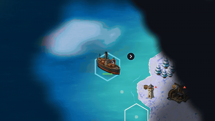 A steam transport lands troops / Пароход высаживает отряды