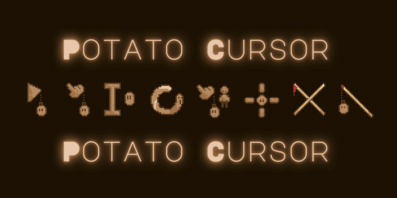Potato Cursor Set